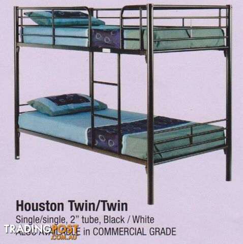 NEW BUNKS DOUBLE BOTTOM SINGLE TOP. RENT KEEP $5.80PW