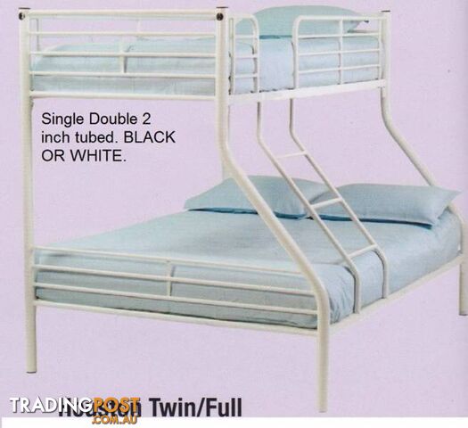 NEW BUNKS DOUBLE BOTTOM SINGLE TOP. RENT KEEP $5.80PW