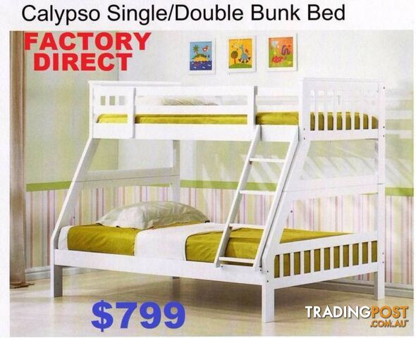 NEW BUNKS Single Bottom And Double Top. RENT KEEP $8.95 PW