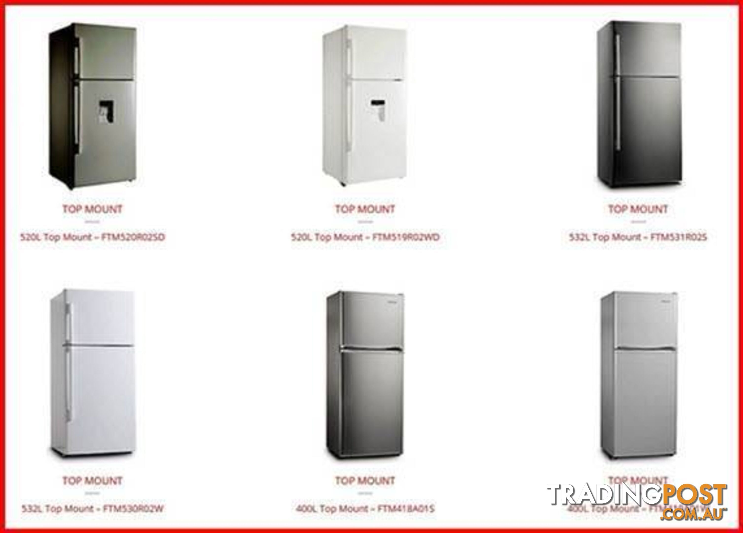 FRIDGES, FREEZERS, TV'S. ALL New In Boxes. Warranty. SAVE 30% OFF