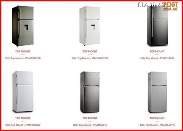 FRIDGES, FREEZERS, TV'S. ALL New In Boxes. Warranty. SAVE 30% OFF