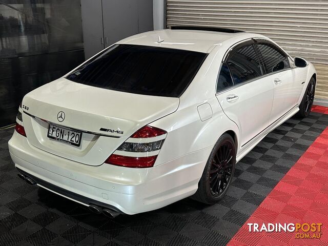 2008 MERCEDES-BENZ S63 AMG 221 07 UPGRADE 4D SEDAN