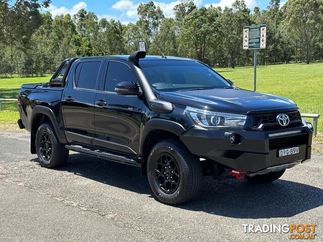 2018 TOYOTA HILUX RUGGED X (4x4) GUN126R DUAL CAB UTILITY