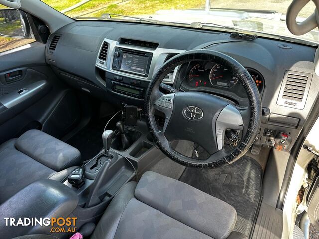 2012 TOYOTA HILUX SR5 (4x4) KUN26R MY12 DUAL CAB P/UP