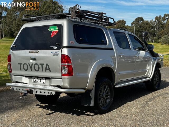 2012 TOYOTA HILUX SR5 (4x4) KUN26R MY12 DUAL CAB P/UP