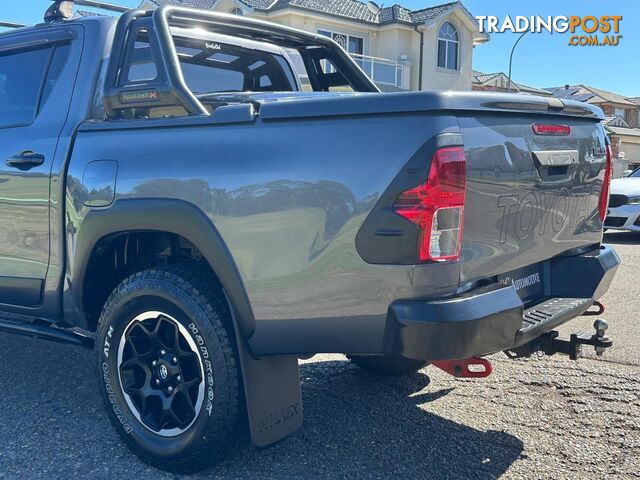 2018 TOYOTA HILUX RUGGED X (4x4) GUN126R DUAL CAB UTILITY