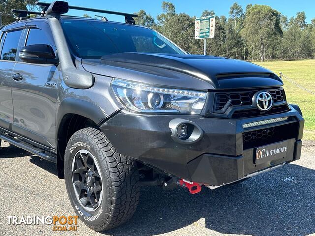 2018 TOYOTA HILUX RUGGED X (4x4) GUN126R DUAL CAB UTILITY