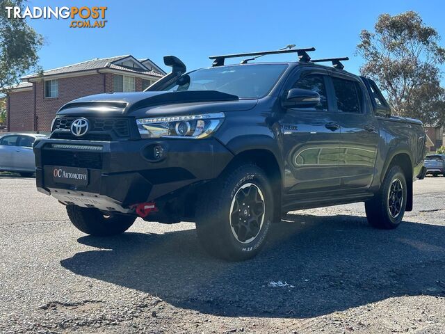 2018 TOYOTA HILUX RUGGED X (4x4) GUN126R DUAL CAB UTILITY