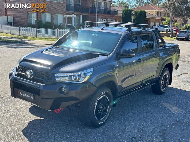 2018 TOYOTA HILUX RUGGED X (4x4) GUN126R DUAL CAB UTILITY