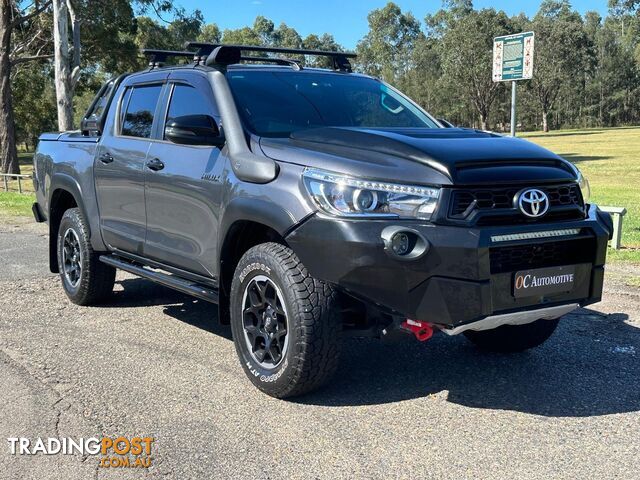 2018 TOYOTA HILUX RUGGED X (4x4) GUN126R DUAL CAB UTILITY