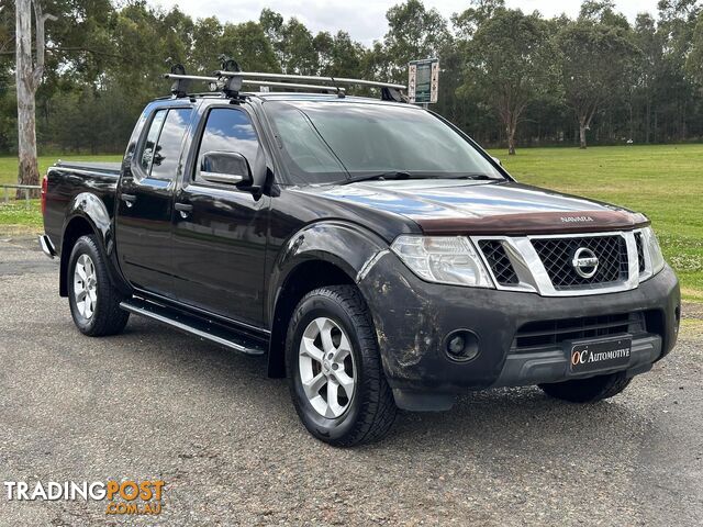 2013 NISSAN NAVARA ST (4x4) D40 MY12 DUAL CAB P/UP