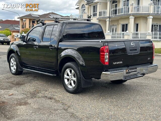 2013 NISSAN NAVARA ST (4x4) D40 MY12 DUAL CAB P/UP