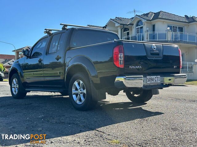 2013 NISSAN NAVARA ST (4x4) D40 MY12 DUAL CAB P/UP