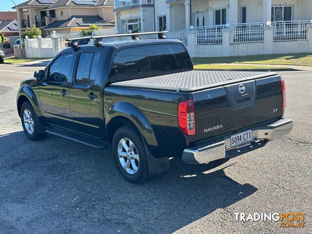 2013 NISSAN NAVARA ST (4x4) D40 MY12 DUAL CAB P/UP