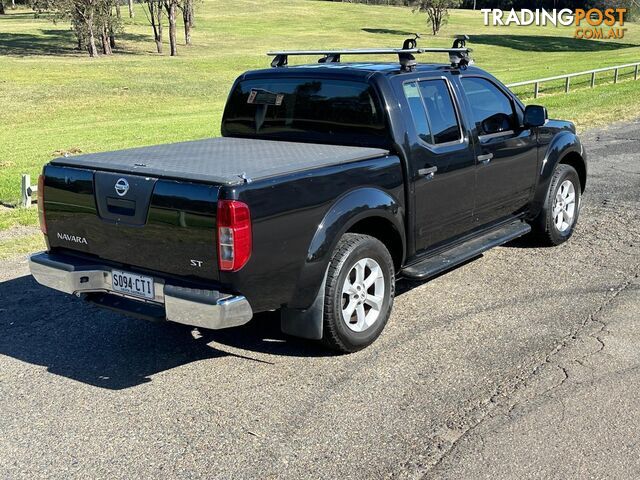 2013 NISSAN NAVARA ST (4x4) D40 MY12 DUAL CAB P/UP