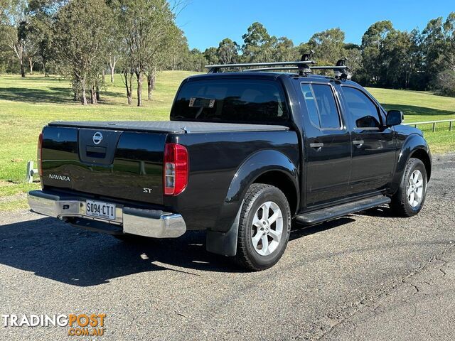 2013 NISSAN NAVARA ST (4x4) D40 MY12 DUAL CAB P/UP