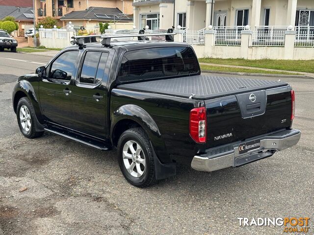 2013 NISSAN NAVARA ST (4x4) D40 MY12 DUAL CAB P/UP