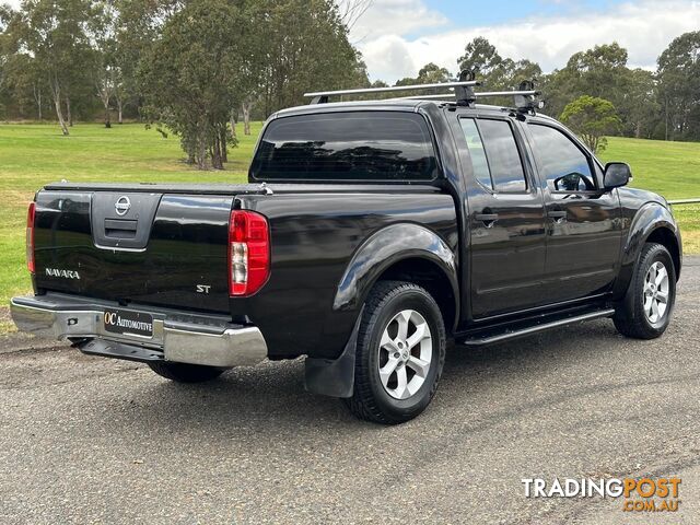 2013 NISSAN NAVARA ST (4x4) D40 MY12 DUAL CAB P/UP