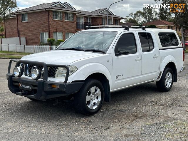 2009 NISSAN NAVARA RX (4x4) D40 DUAL CAB P/UP