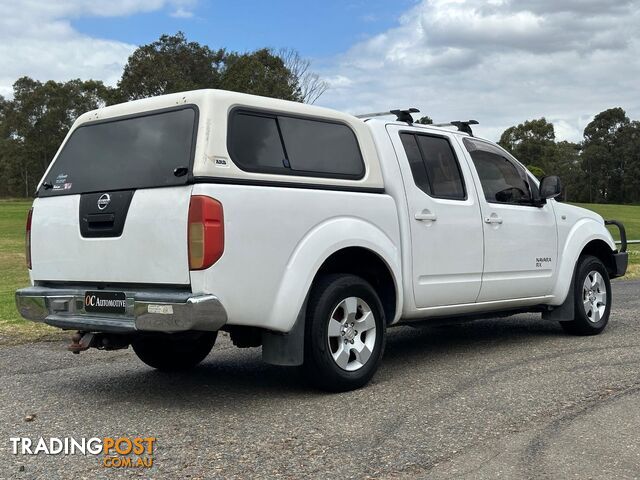 2009 NISSAN NAVARA RX (4x4) D40 DUAL CAB P/UP