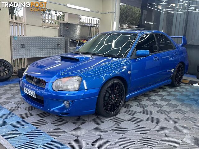 2004 SUBARU IMPREZA WRX CLUB SPEC EVO 7 MY04 4D SEDAN