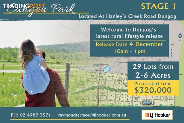 Lot 25/Lot 16 Hanleys Creek Road DUNGOG NSW 2420