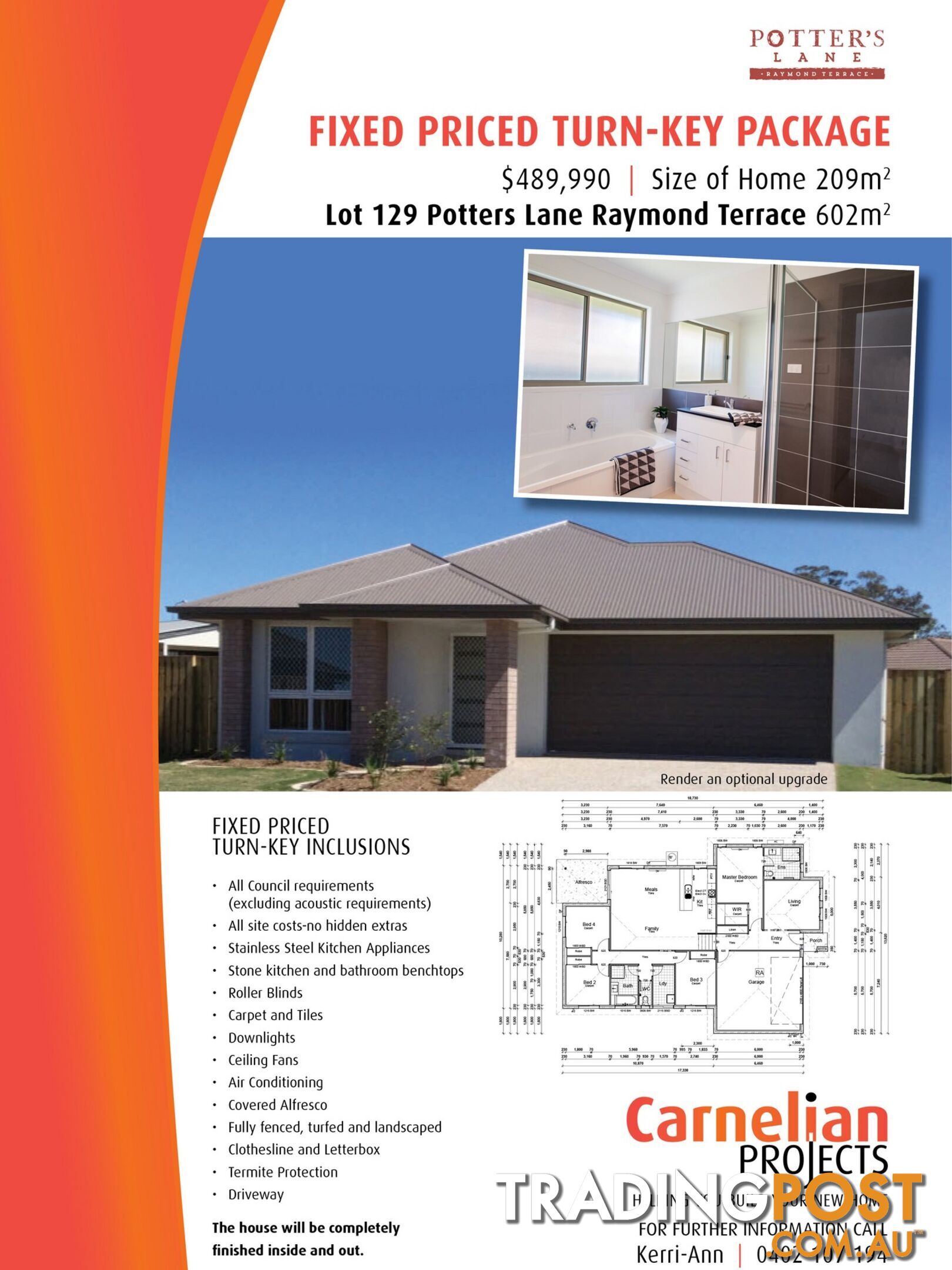 Lot 129 Rosie Road RAYMOND TERRACE NSW 2324