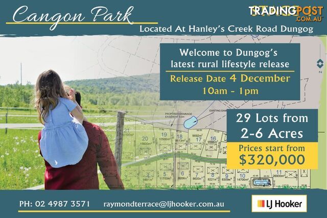 Lot 17/Lot 16 Hanleys Creek Road DUNGOG NSW 2420