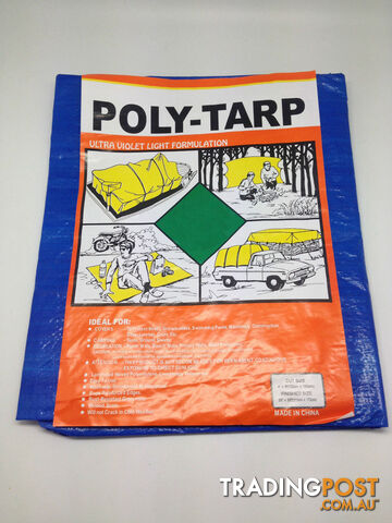 LIGHTWEIGHT POLY TARP MULTI SIZES TARPAULIN CAR ROOF BUILDING COVER TENT CANOPY