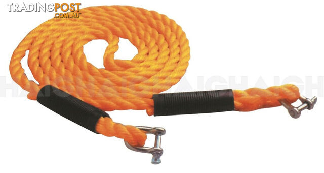 TOW ROPE HEAVY DUTY POLY WITH RED FLAG MH809
