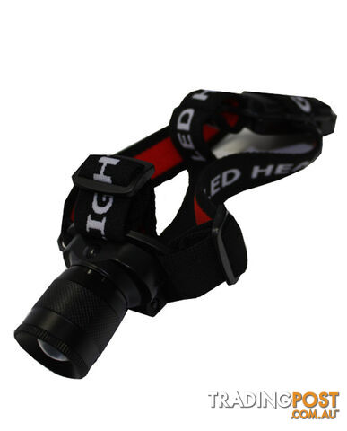 HEADLAMP, ADJUSTABLE FOCUS LED,COME IN 8PCE COUNTER DISPLAY LA114M13