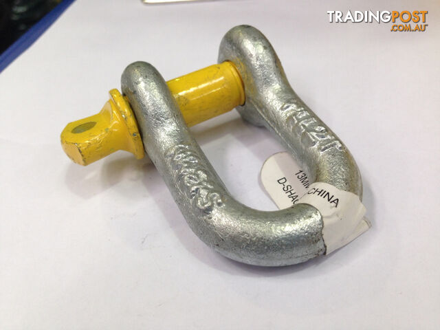 13MM RATED D SHACKLES RATED TO 1TON