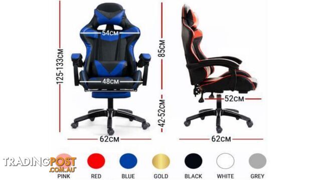 GAMING OFFICE CHAIR BLUE