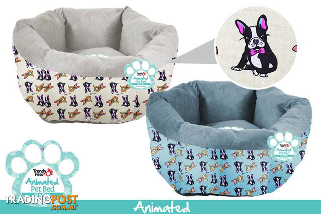 1PCE EXT/LARGE POD PET BED PUG 60CM X 60CM