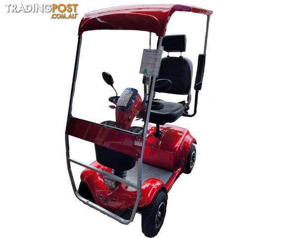 MOBILITY SCOOTER HARD ROOF LARGE SIZE (RED)
