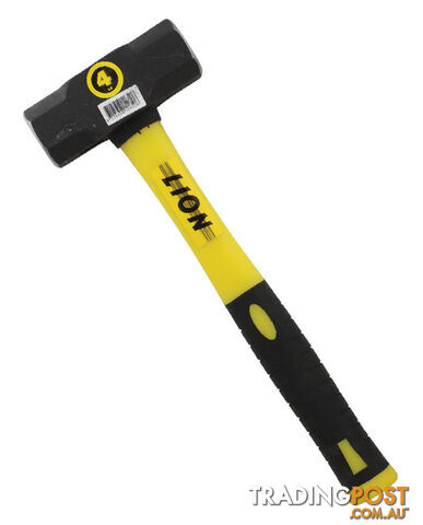 SLEDGE HAMMER, 4LB, W/YELLOW FIBREGLASS HANDLE LT228SF-4