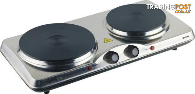 MAXIM TWIN PORTABLE COOKTOP & HOTPLATE