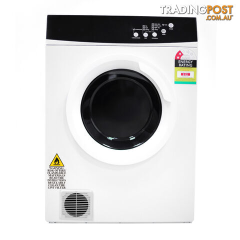7KG ELECTRONIC CLOTHES DRYER STAINLESS STEEL TUB