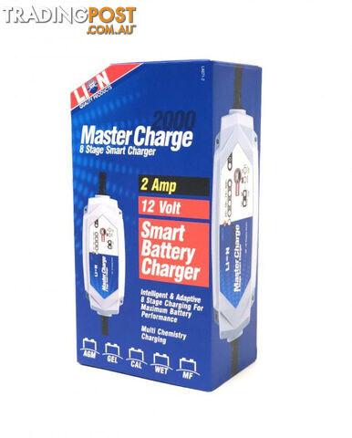 BATTERY CHARGER, 8 STAGE INTELLIGENT, 2 AMP AUTOMATIC LA071-2