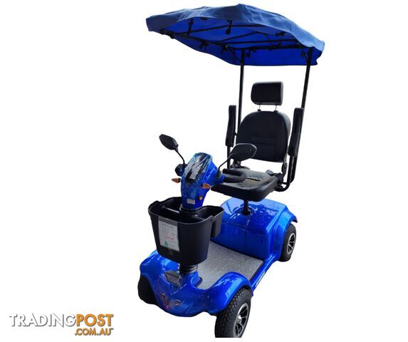 MOBILITY SCOOTER SOFT ROOF LARGE SIZE (BLUE)