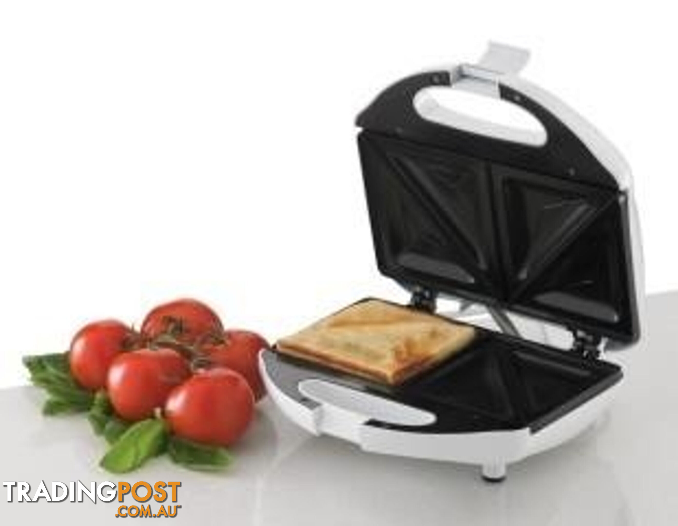 4 SLICE STAINLESS STEEL SANDWICH PRESS