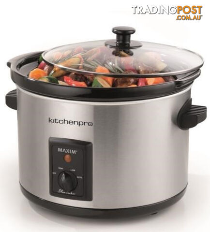 SLOW COOKER STAINLESS STEEL 5L AUTO
