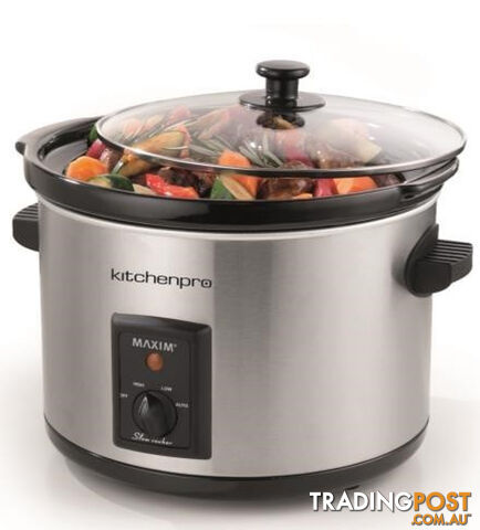 SLOW COOKER STAINLESS STEEL 5L AUTO