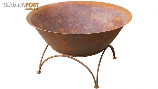 CAST IRON FIRE PIT 60 X 32 CM 2.5MM THICKNESS 1