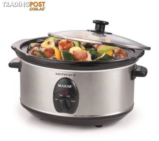 SLOW COOKER STAINLESS STEEL 3.5L