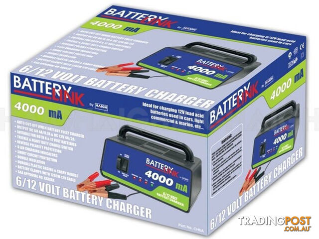 BATTERY CHARGER 6/12V 4000MA - AUTOMATIC CH6A
