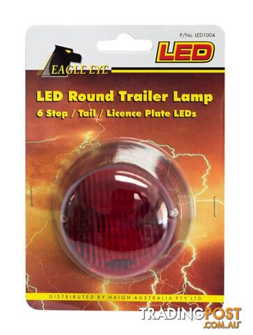 LED TRAILER LAMP 3INCH RED/WINDOW LED1004