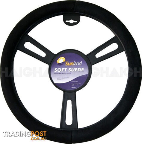 S/WHEEL COVER SOFT SUEDE BLACK SWC20B