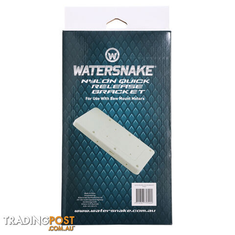 WATERSNAKE QUICK RELEASE BRACKET NYLON WHITE 55502