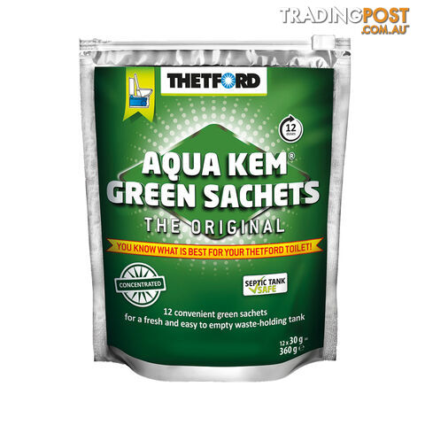 AQUA KEM GREEN SACHETS CONCENTRATE 30GM T30530ZK